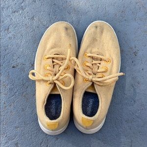 Yellow Allbirds Wool Runners